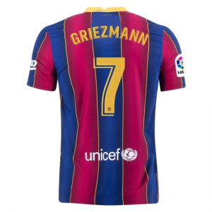 Koszulka FC Barcelona Antoine Griezmann 7 Główna 2020/2021 – Krótki Rękaw