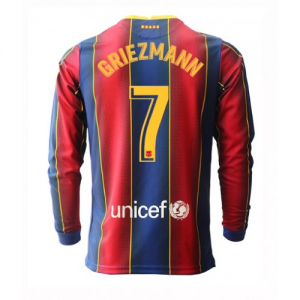 Koszulka FC Barcelona Antoine Griezmann 7 Główna 2020/2021 – Długi Rękaw