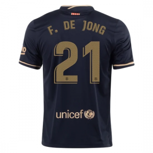 Koszulka FC Barcelona Frenkie De Jong 21 Precz 2020/2021 – Krótki Rękaw