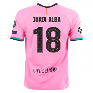 Koszulka FC Barcelona Jordi Alba 18 Trzeci 2020/2021 – Krótki Rękaw