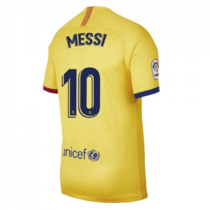 Koszulka FC Barcelona Lionel Messi 10 Precz 2019/2020 – Krótki Rękaw