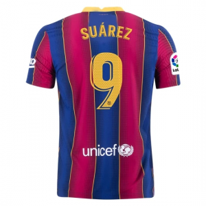 Koszulka FC Barcelona Luis Suárez 9 Główna 2020/2021 – Krótki Rękaw