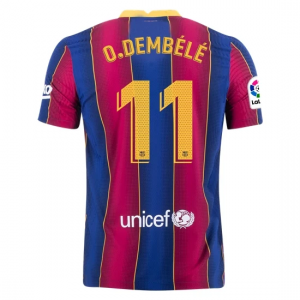 Koszulka FC Barcelona Ousmane Dembele 11 Główna 2020/2021 – Krótki Rękaw