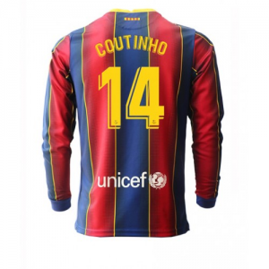 Koszulka FC Barcelona Philippe Coutinho 14 Główna 2020/2021 – Długi Rękaw