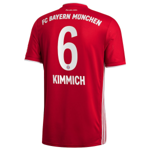 Koszulka Bayern Monachium Joshua Kimmich 6 Główna 2020/2021 – Krótki Rękaw
