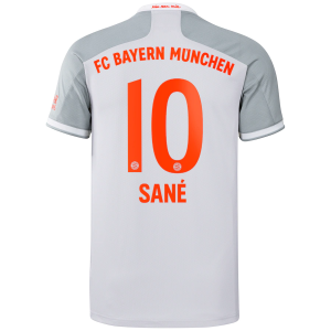 Koszulka Bayern Monachium Leroy Sane 10 Precz 2020/2021 – Krótki Rękaw