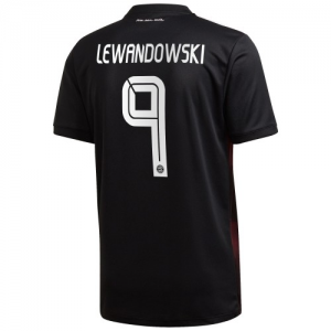 Koszulka Bayern Monachium Robert Lewandowski 9 Trzeci 2020/2021 – Krótki Rękaw