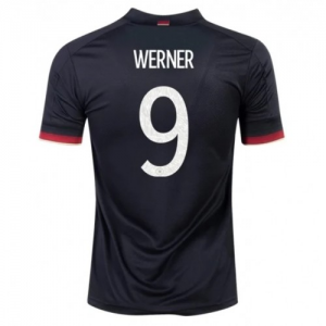 Koszulka Niemcy Timo Werner 9 Precz Mistrzostwa Europy 2020 – Krótki Rękaw