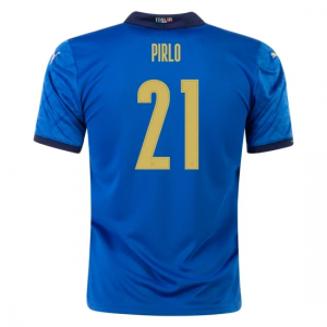Koszulka Włochy Andrea Pirlo 21 Główna Mistrzostwa Europy 2020 – Krótki Rękaw