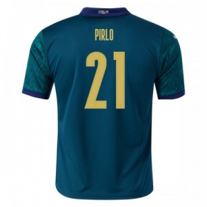 Koszulka Włochy Andrea Pirlo 21 Trzeci Mistrzostwa Europy 2020 – Krótki Rękaw