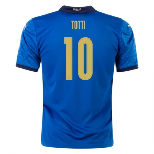 Koszulka Włochy Koszulka Francjasco Totti 10 Główna Mistrzostwa Europy 2020 – Krótki Rękaw