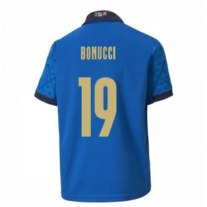 Koszulka Włochy Leonardo Bonucci 19 Główna Mistrzostwa Europy 2020 – Krótki Rękaw