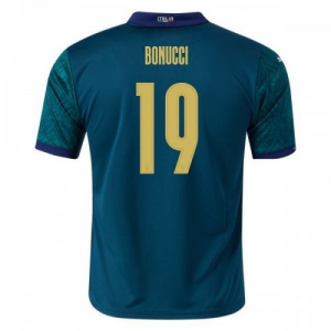 Koszulka Włochy Leonardo Bonucci 19 Trzeci Mistrzostwa Europy 2020 – Krótki Rękaw