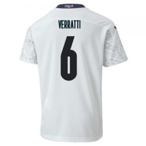 Koszulka Włochy Verratti 6 Precz Mistrzostwa Europy 2020 – Krótki Rękaw