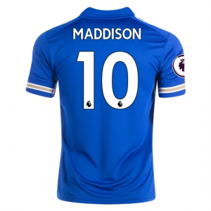 Koszulka Leicester City James Maddison 10 Główna 2020/2021 – Krótki Rękaw
