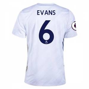 Koszulka Leicester City Jonny Evans 6 Precz 2020/2021 – Krótki Rękaw