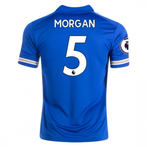 Koszulka Leicester City Wes Morgan 5 Główna 2020/2021 – Krótki Rękaw