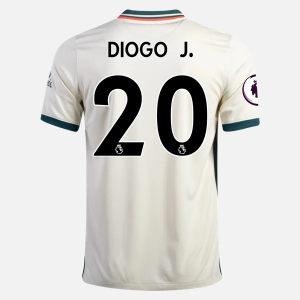 Koszulka Liverpool FC Diogo Jota 20 Precz  2021/22 – Krótki Rękaw