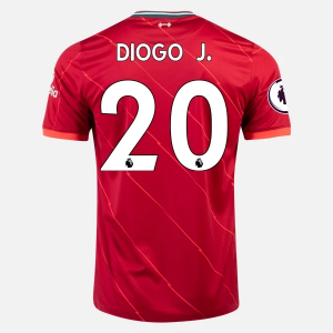 Koszulka Liverpool FC FC Diogo Jota 20 Główna 2021/22 – Krótki Rękaw