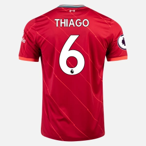 Koszulka Liverpool FC FC Thiago Alcantara 6 Główna 2021/22 – Krótki Rękaw