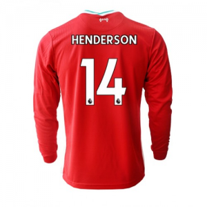 Koszulka Liverpool Jordan Henderson 14 Główna 2020/2021 – Długi Rękaw