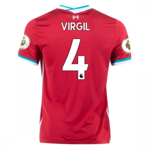 Koszulka Liverpool Virgil van Dijk 4 Główna 2020/2021 – Krótki Rękaw