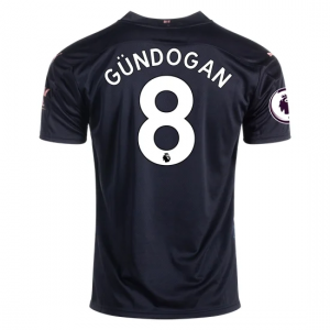 Koszulka Manchester City Ilkay Gündoğan 8 Precz 2020/2021 – Krótki Rękaw