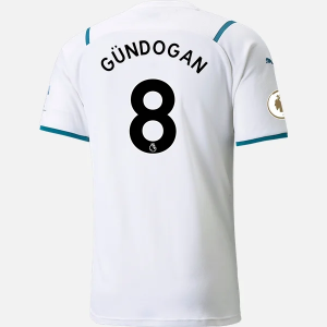Koszulka Manchester City Ilkay Gundogan 8 Precz 2021/22 – Krótki Rękaw
