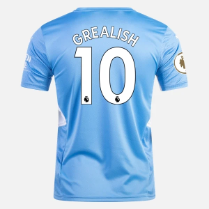 Koszulka Manchester City Jack Grealish 10 Główna 2021/22 – Krótki Rękaw