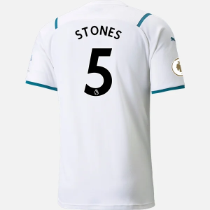 Koszulka Manchester City John Stones 5 Precz 2021/22 – Krótki Rękaw