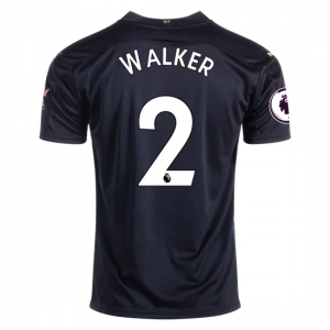 Koszulka Manchester City Kyle Walker 2 Precz 2020/2021 – Krótki Rękaw