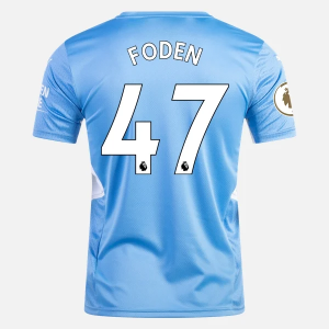 Koszulka Manchester City Phil Foden 47 Główna 2021/22 – Krótki Rękaw