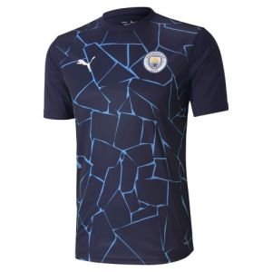 Koszulka Manchester City Pre Match Szkolenie 2020/2021 – Krótki Rękaw LHW01