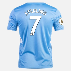 Koszulka Manchester City Raheem Sterling 7 Główna 2021/22 – Krótki Rękaw