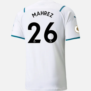 Koszulka Manchester City Riyad Mahrez 26 Precz 2021/22 – Krótki Rękaw