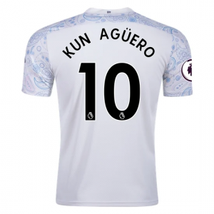 Koszulka Manchester City Sergio Agüero 10 Trzeci 2020/2021 – Krótki Rękaw