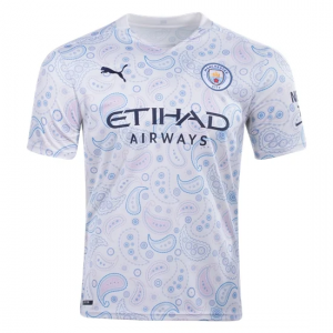 Koszulka Manchester City Trzeci 2020/2021 – Krótki Rękaw