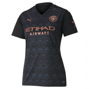 Koszulka Manchester City Kobiet Precz 2020/2021 – Krótki Rękaw