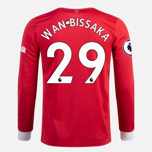 Koszulka Manchester United Aaron Wan Bissaka 29 Główna 2021/22 – Długi Rękaw