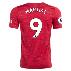 Koszulka Manchester United Anthony Martial 9 Główna 2020/2021 – Krótki Rękaw