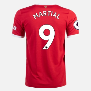Koszulka Manchester United Anthony Martial 9 Główna 2021/2022 – Krótki Rękaw