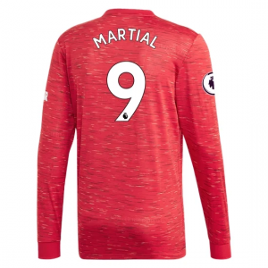 Koszulka Manchester United Anthony Martial 9 Główna 2020/2021 – Długi Rękaw