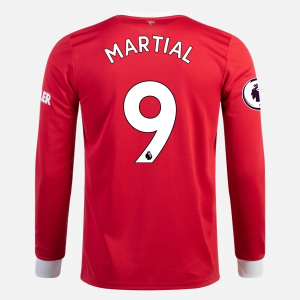 Koszulka Manchester United Anthony Martial 9 Główna 2021/2022 – Długi Rękaw