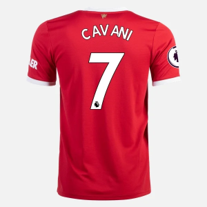Koszulka Manchester United Edinson Cavani 7 Główna 2021/22 – Krótki Rękaw