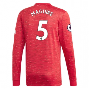Koszulka Manchester United Harry Maguire 5 Główna 2020/2021 – Długi Rękaw