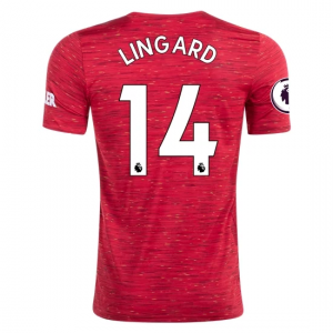 Koszulka Manchester United Jesse Lingard 14 Główna 2020/2021 – Krótki Rękaw