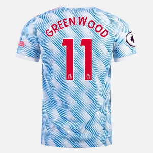 Koszulka Manchester United Mason Greenwood 11 Precz 2021/22 – Krótki Rękaw