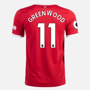 Koszulka Manchester United Mason Greenwood 11 Główna 2021/22 – Krótki Rękaw