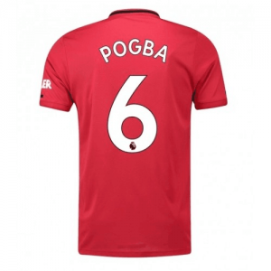 Koszulka Manchester United Paul Pogba 6 Główna 2019/2020 – Krótki Rękaw