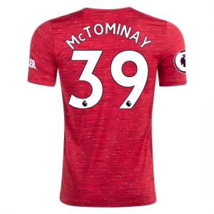 Koszulka Manchester United Scott McTominay 39 Główna 2020/2021 – Krótki Rękaw